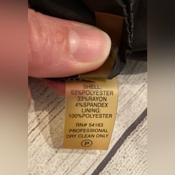 Calvin Klein Womens Business Sheath Dress Dark Gray size 8 Midi - Picture 4 of 7